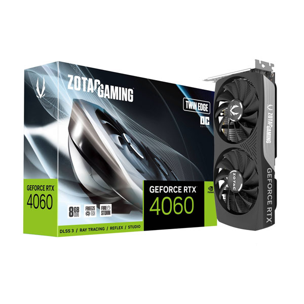 Zotac Gaming GeForce RTX 4060 8GB Twin Edge OC GPU